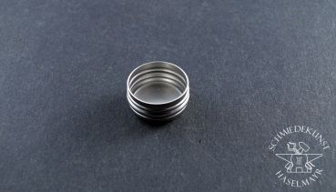 Hirschfänger Endkappe Nickel Innen-Dm 15 mm